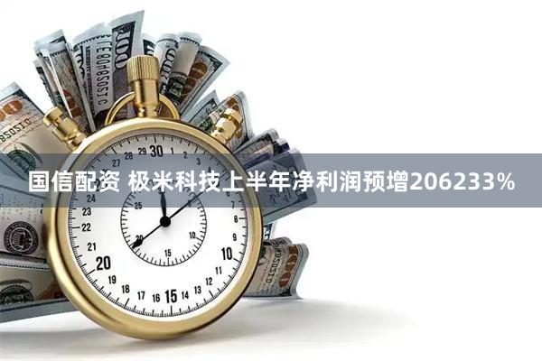 国信配资 极米科技上半年净利润预增206233%