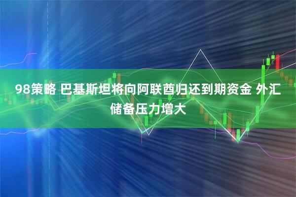 98策略 巴基斯坦将向阿联酋归还到期资金 外汇储备压力增大