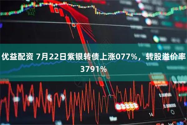 优益配资 7月22日紫银转债上涨077%，转股溢价率3791%